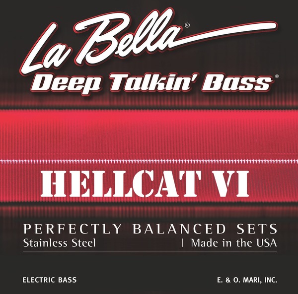 La Bella HC6-N Hellcat VI Nickel Round Wound (.026-.095)