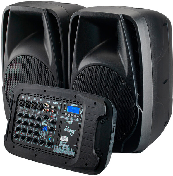 Laney AH2500D Compact Portable PA System, 2 x 500W (2x10'')