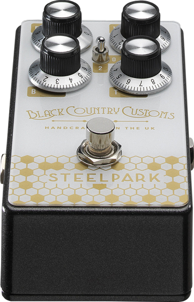 Laney BCC Steel Park Guitar Boost Pedal (white / gold)