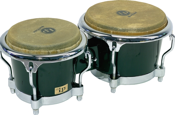 Latin Percussion 200XF-BK Fiberglass (black, chrome)