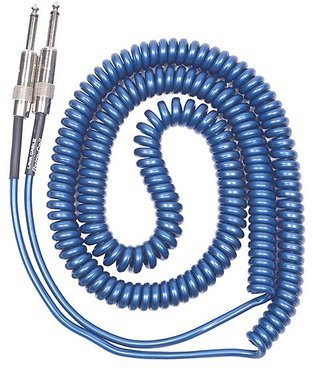 Retro Coil / 7.5m/MB (metallic blue, straight to straight)