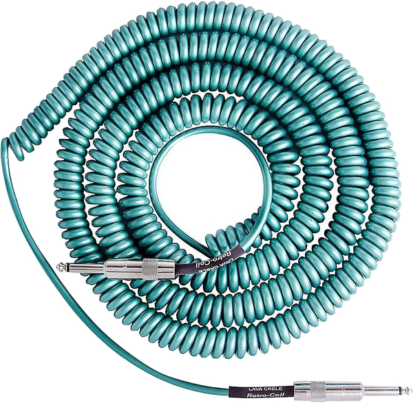 Retro Coil / 7.5m/MG (metallic green, straight to straight)