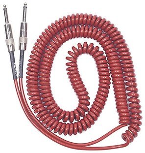 Retro Coil / 7.5m/MR (metallic red, straight to straight)