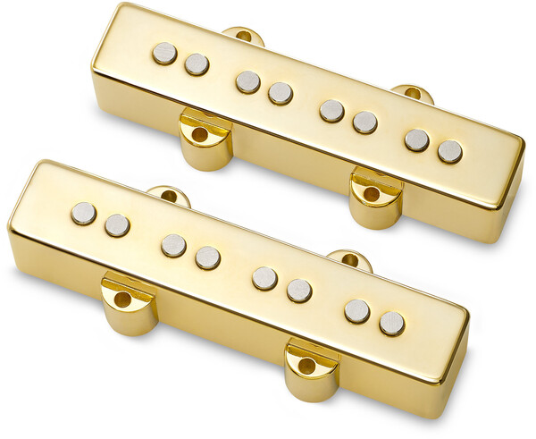 Passive J/J-Style Bass Pickup Set / 4-String (gold)