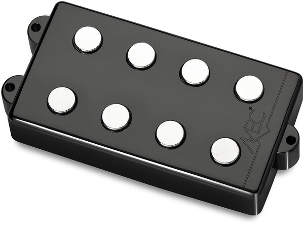 Passive MM-Style Bass Pickup / 4-String (black chrome)