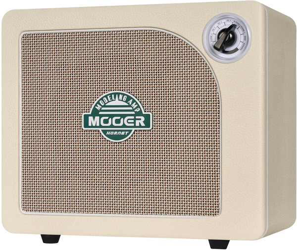 Hornet 15W Li / 15 Watt Modelling Guitar Amplifier (White, rechargeable battery)