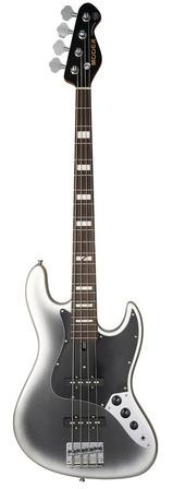 MBJ412 Electric Bass Guitar (Dark Silver)