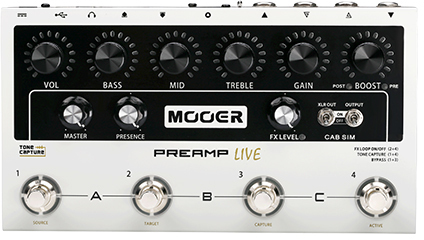 MOOER Preamp LIVE