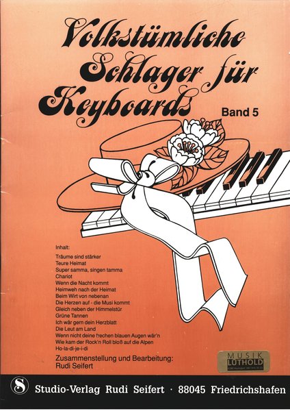 Volkstümliche Schlager für keyboard Band 5