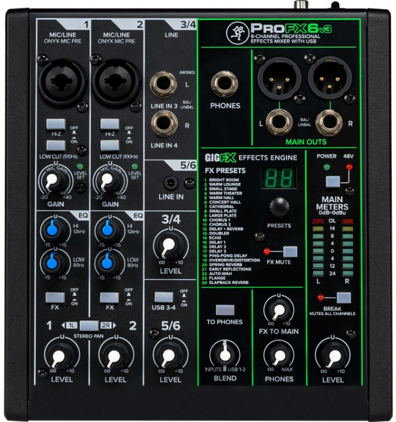 Mackie ProFX6v3