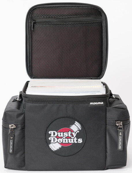 Magma-Bags 45 Record-Bag 100 Dusty Donuts Edition (black/bordeaux)