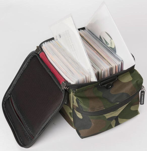 Magma-Bags 45 Record-Bag 100 (camo-green/bordeaux)