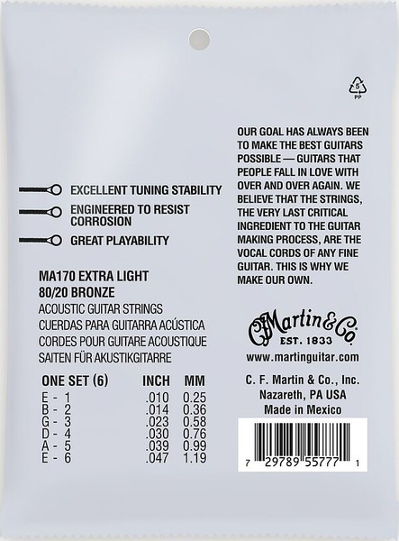 Martin MA170 Extra Light (.010 - .047.)