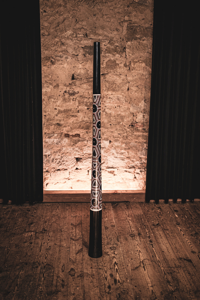 Meinl DDPROFPE Sliced Pro Didgeridoo (tuned in E, dot-painted)