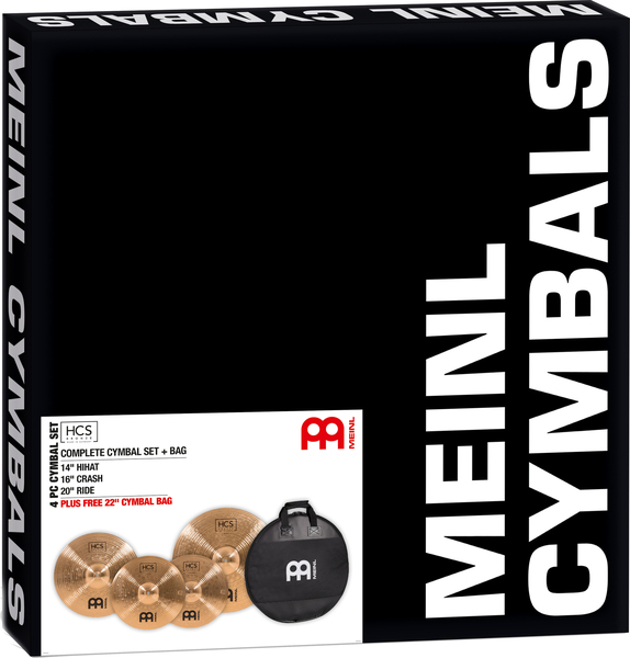 Meinl HCS Bronze Complete Cymbal Set + Bag