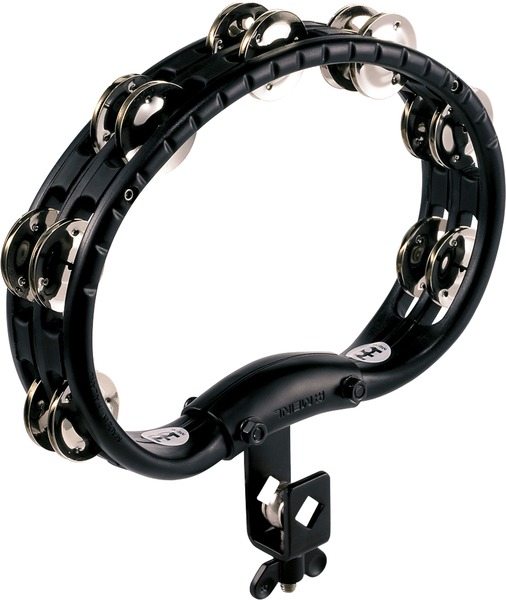 TMT2BK Mountable ABS Tambourine (steel jingles - black)