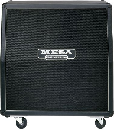 Rectifier Cabinet Traditional Slant 4x12 (black bronco)