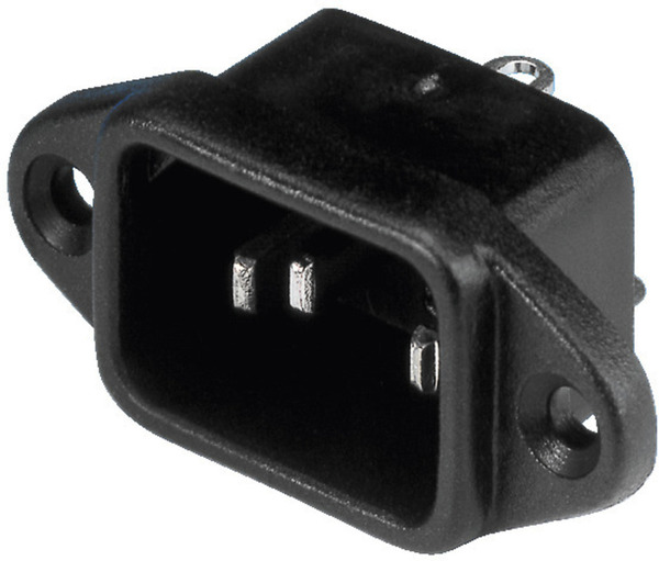 Monacor Euro-Einbaustecker AAC-150J (2pol + PE 10 A)