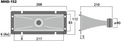 Monacor MHD 152