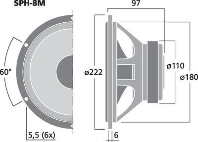 Monacor SPH-8M (8Ohm)