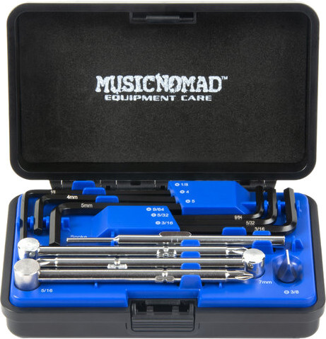 Musicnomad Premium Guitar Tech Truss Rod Wrench Set / MN235 (11 pcs.)