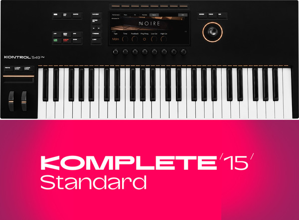 Kontrol S49 MKIII + Komplete 15 Standard Upgrade (Download Version)