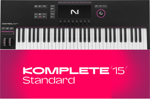 Kontrol S61 MKIII + Komplete 15 Standard Upgrade (Download Version)