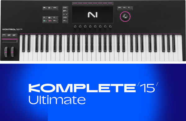 Kontrol S61 MKIII + Komplete 15 Ultimate Upgrade (Download Version)