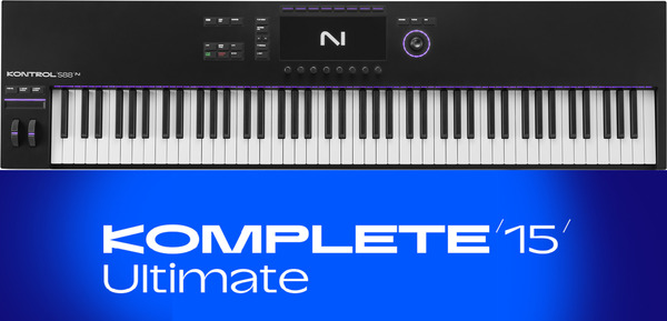 Kontrol S88 MKIII + Komplete 15 Ultimate Upgrade (Download Version)