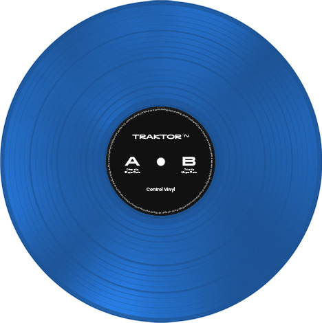 Traktor Control Vinyl (Blue)