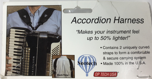 Neotech Accordion Harness (Schwarz)