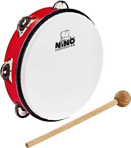 Nino ABS Tambourines 8' (red)