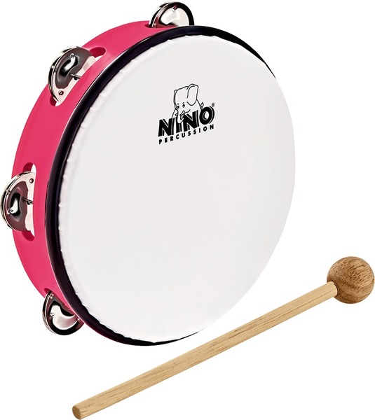 ABS Tambourines 8" (strawberry pink)