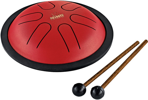 Mini Melody Steel Tongue Drum (red)
