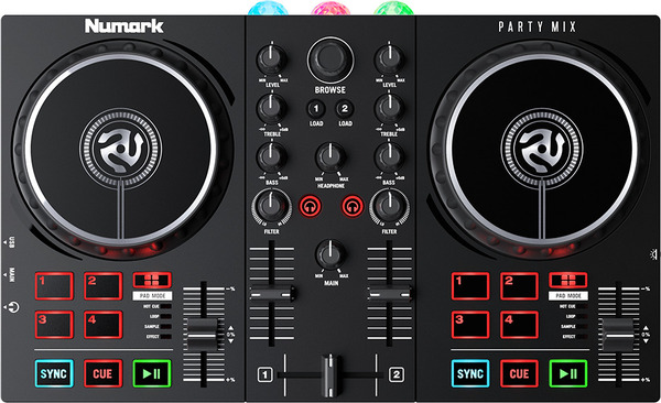 Numark Party Mix MKII DJ Set (incl. controller / monitors / headphones)
