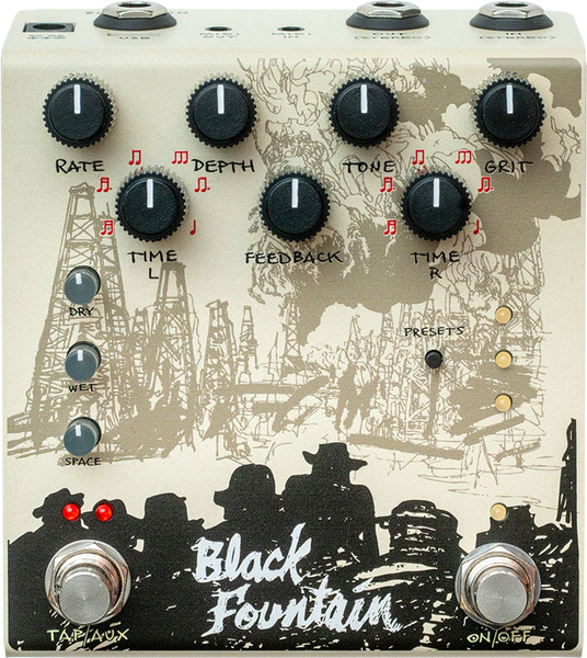 Black Fountain Stereo (Cream)