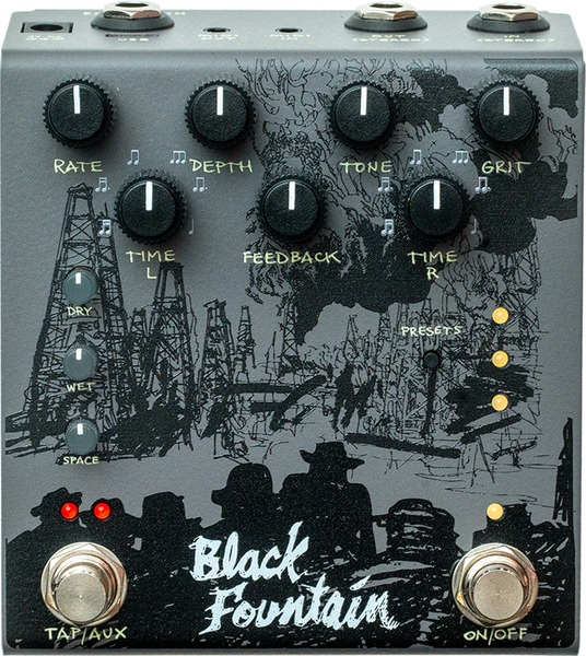 Black Fountain Stereo (Slate)