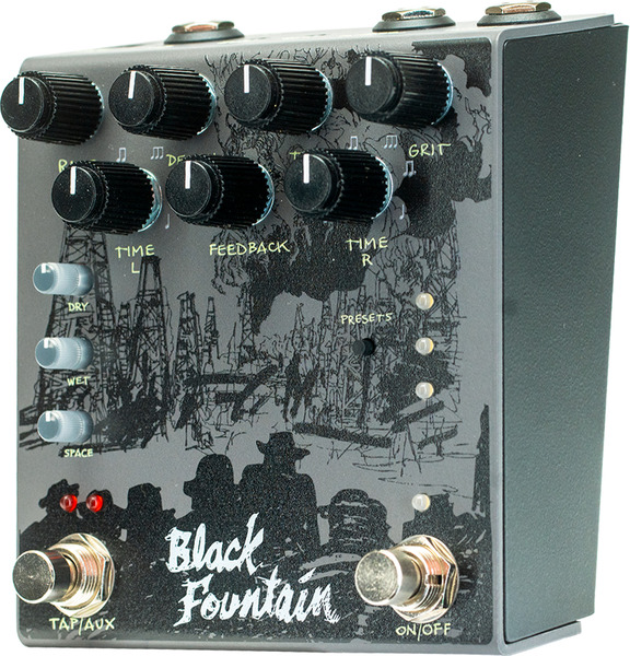 Old Blood Noise Endeavors Black Fountain Stereo (Slate) | MusiX