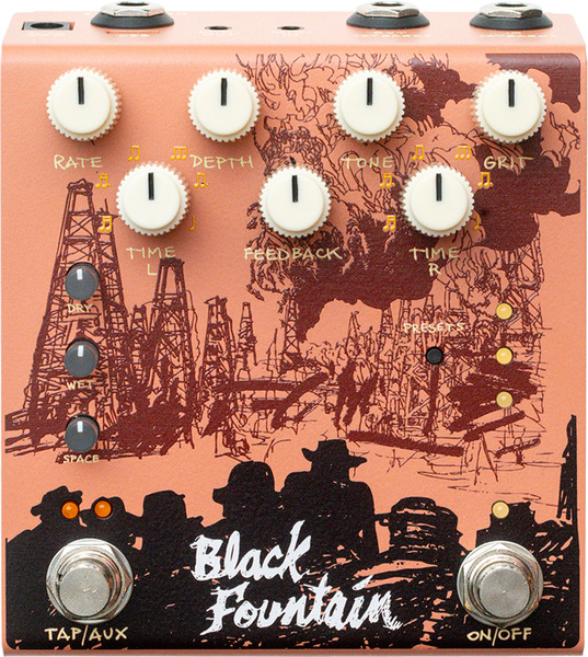Black Fountain Stereo (Terracotta)