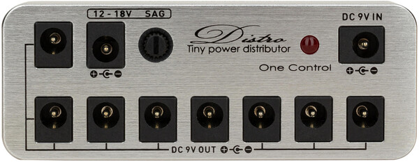 One Control Micro Distro Tiny Power Distributor (shiny silver)