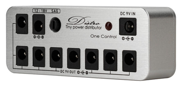 One Control Micro Distro Tiny Power Distributor (shiny silver)