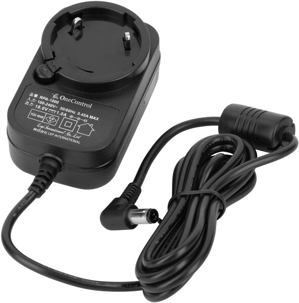 One Control RPA-1000 18V DC Power Adapter (1000 mA)