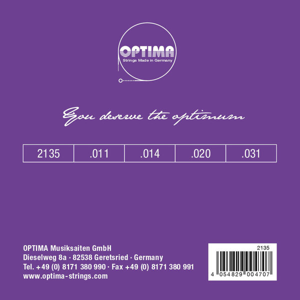 Optima Flatwound Medium / 2135 (.011 -.031)