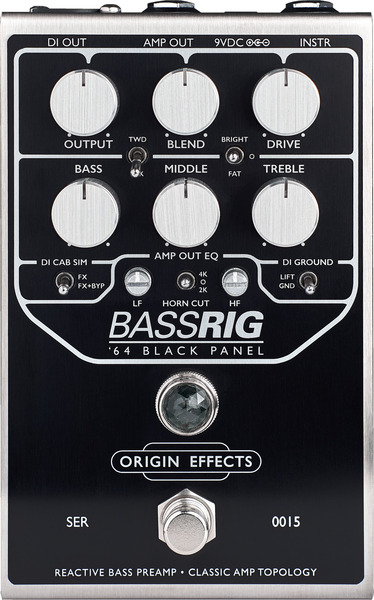 Origin Effects BassRIG '64 Black Panel