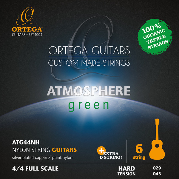 Organic Guitar Nylon Strings (hard tension)