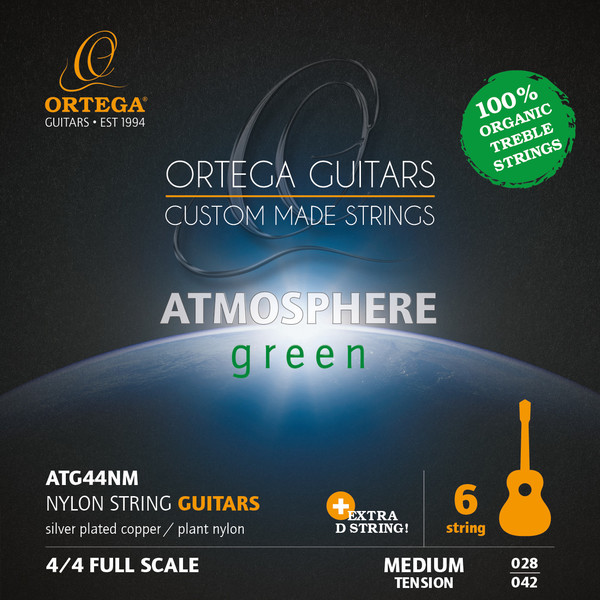 Organic Guitar Nylon Strings (medium tension)