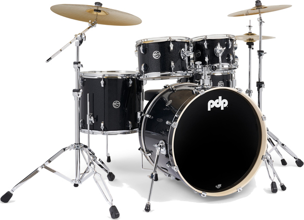 Mainstage 5-Piece Complete Drum Kit (Black Sparkle)