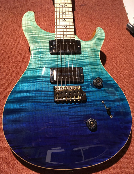 PRS Custom 24 Wood Library Limited (blue fade)