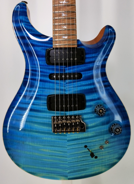 PRS Modern Eagle V Private Stock (aquamarine dragons breath w/ blue luminlays)