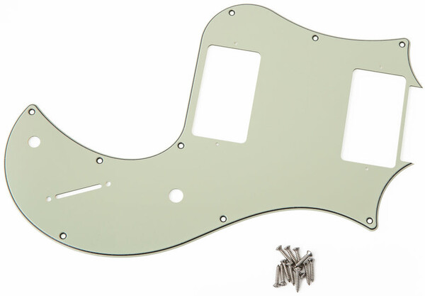 S2 Standard 24 Pickguard, 3-Ply (mint, black, mint)